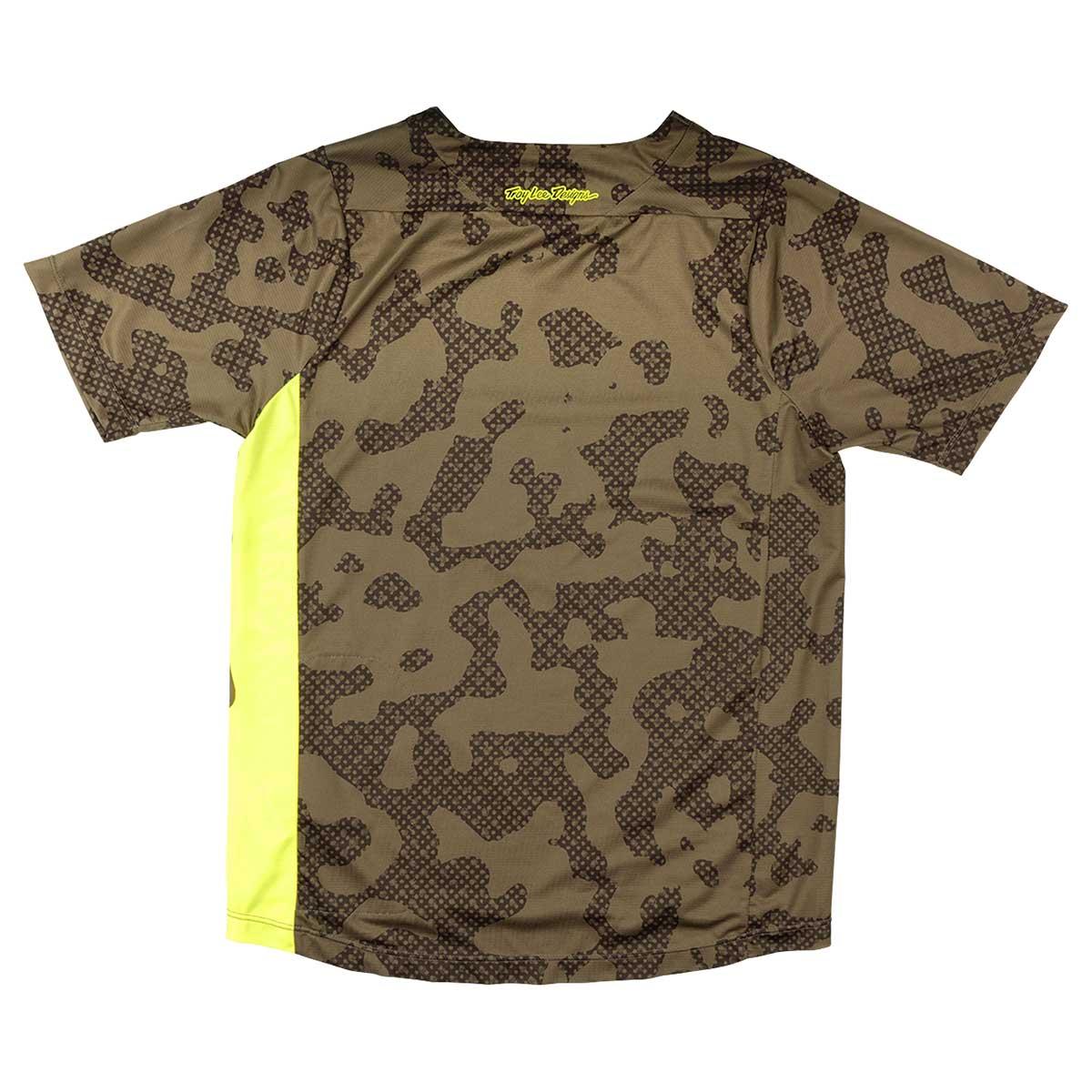 Troy Lee Designs Skyline Short Sleeve Jersey Kids' in Scrubland Olive